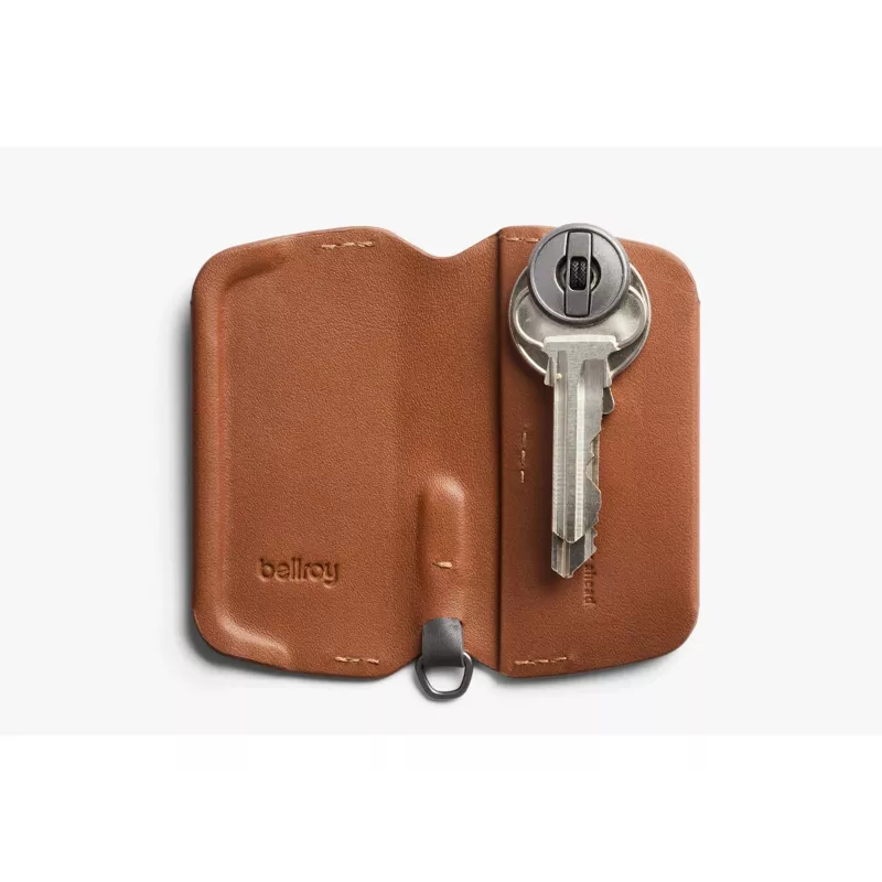 Bellroy Key Cover 3rd Edition karamelová kožená organizér na kľúče