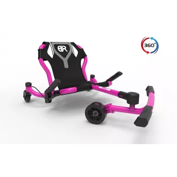 EzyRoller Spinner X Pink 360° otočná jazdná hračka pre deti od 4-12 rokov