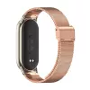 Tech-Protect MilaneseBand remienok z nehrdzavejúcej ocele pre Xiaomi Smart Band 8, ružové zlato