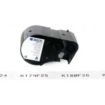BRADY BMP51/BMP53/M511 samolaminovacia vinylová etiketa, 25,40 mm x 6,40 m, biela/translucentná