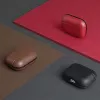 UNIQ Terra puzdro z pravej kože na Apple AirPods Pro – olivová zelená