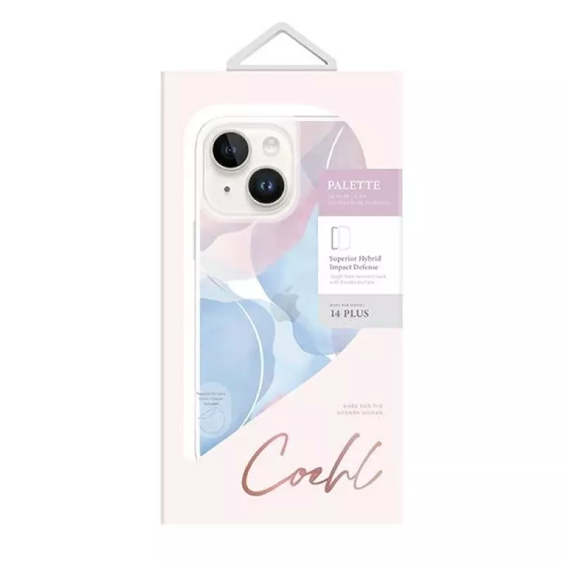 UNIQ Coehl Palette puzdro pre iPhone 14 Plus/15 Plus 6,7 palca Dusk Blue