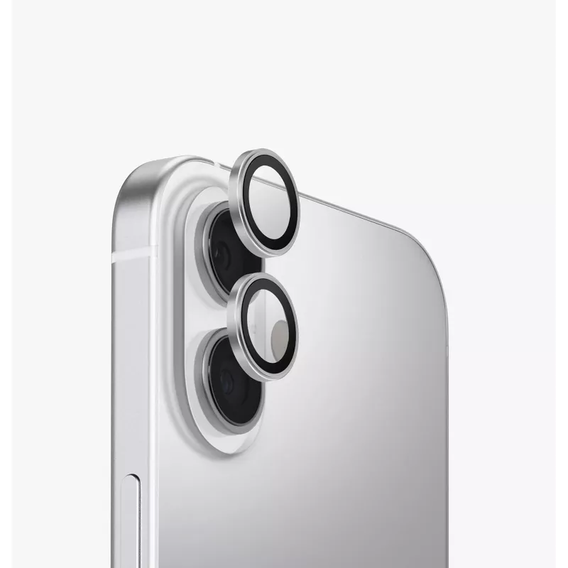 UNIQ Optix hliníková ochrana kamery a šošoviek na iPhone 17 - čierna