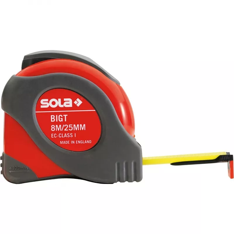 SOLA MIARA ZWIJANA BIG T 8m magnetický zvinovací meter s automatickým návratom