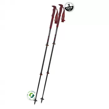 Komperdell Carbon Pro Zero Compact turistické palice - Malbec