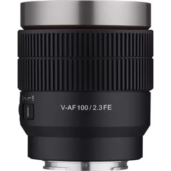 Samyang V-AF T 2.3/100 FE Sony E autofokus teleobjektív