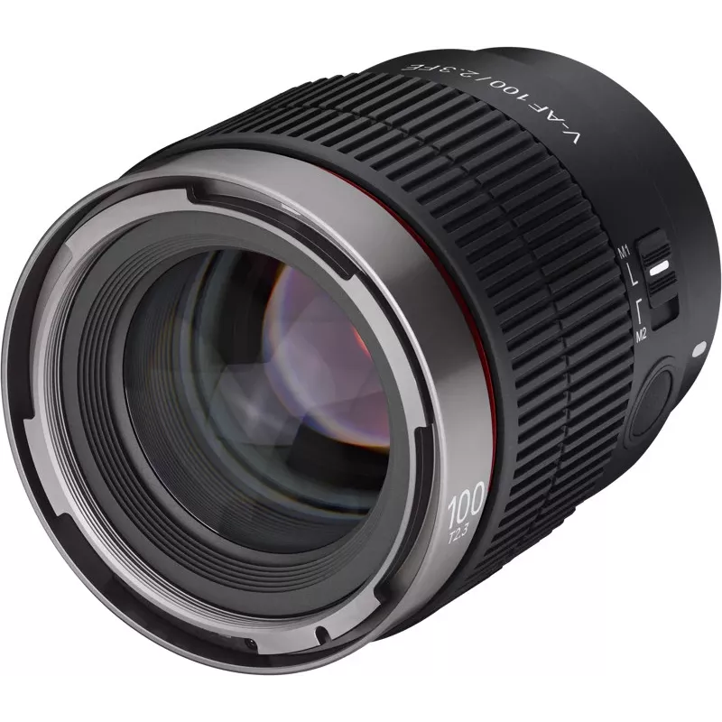 Samyang V-AF T 2.3/100 FE Sony E autofokus teleobjektív