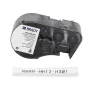 Brady M4C-250-7641 samolaminovacie vinylové káblové značky pre BMP51/BMP53, 38,1 mm x 19,05 mm, biela/transparentná, 6,4 m rolka