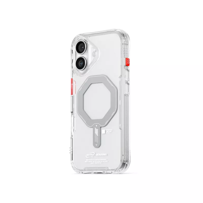 Skinarma Saido magnetické nabíjacie puzdro pre iPhone 17 - transparentné