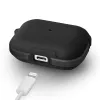 UNIQ Valencia antibakteriálne puzdro pre AirPods Pro – polnočná čierna