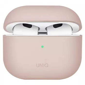 UNIQ Lino silikónové puzdro pre Apple AirPods 3. generácia - Blush Pink