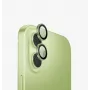 UNIQ Optix hliníková ochrana objektívu kamery pre iPhone 17 s aplikátorom zelená