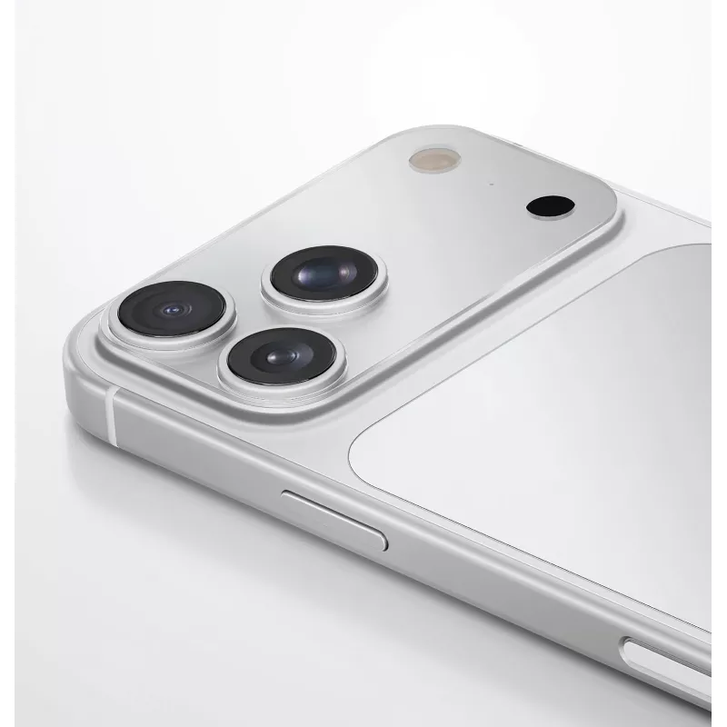 UNIQ Optix Aeroshield+ ochrana modulu kamery pre iPhone 17 Pro – transparentná