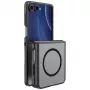 Nabíjacie puzdro UNIQ Veren AF Magclick pre Samsung Galaxy Z Flip8, Čierne