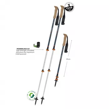 Komperdell Ridgehiker Zero turistické palice - Dark Sapphire