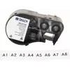 Brady M4C-375-422 samolaminovacia vinylová etiketová kazeta pre tlačiarne BMP41/BMP51/BMP53/M511, biela, 25,4 mm x 6,4 m
