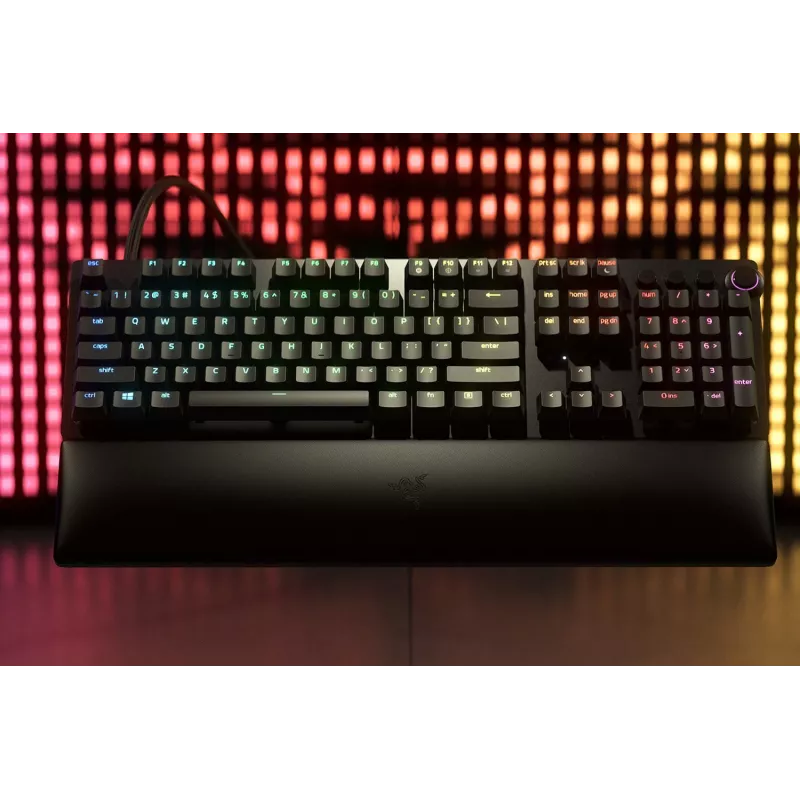 Razer Huntsman V2 drôtová herná klávesnica, spínače Analog Optical, americké rozloženie, RGB, čierna (RZ03-03610100-R3M1)