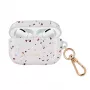 UNIQ Coehl Terrazzo puzdro pre Apple AirPods Pro - prírodná biela