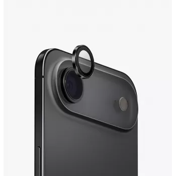 Hliníkový ochranný kryt objektívu fotoaparátu UNIQ Optix s aplikátorom pre Apple iPhone Air, Čierny