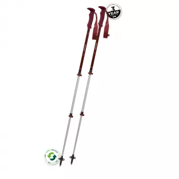 Komperdell Trailmaster Zero Compact trekkingové palice - Malbec