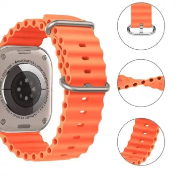 TECH-PROTECT IconBand Pro náramok pre Apple Watch 42/44/45/49mm oranžový