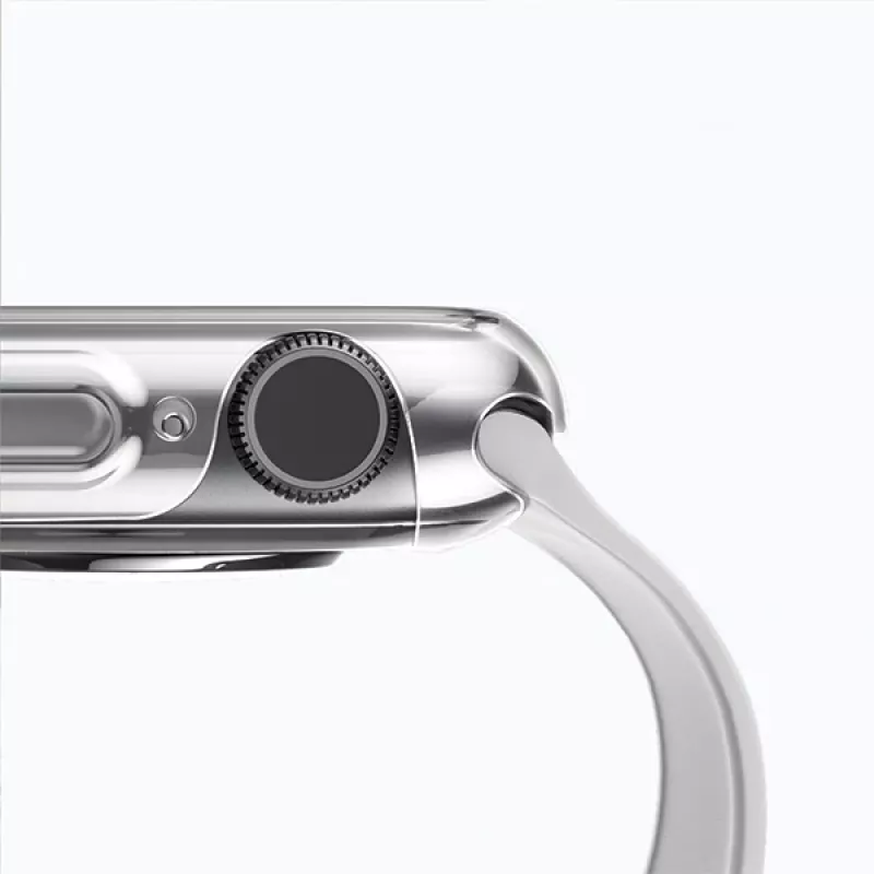 UNIQ Garde puzdro pre Apple Watch 44mm (séria 4/5/6/SE/SE2/SE3) dymovo sivá
