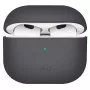 UNIQ Lino silikónové puzdro pre AirPods 3. generácie, popolavá