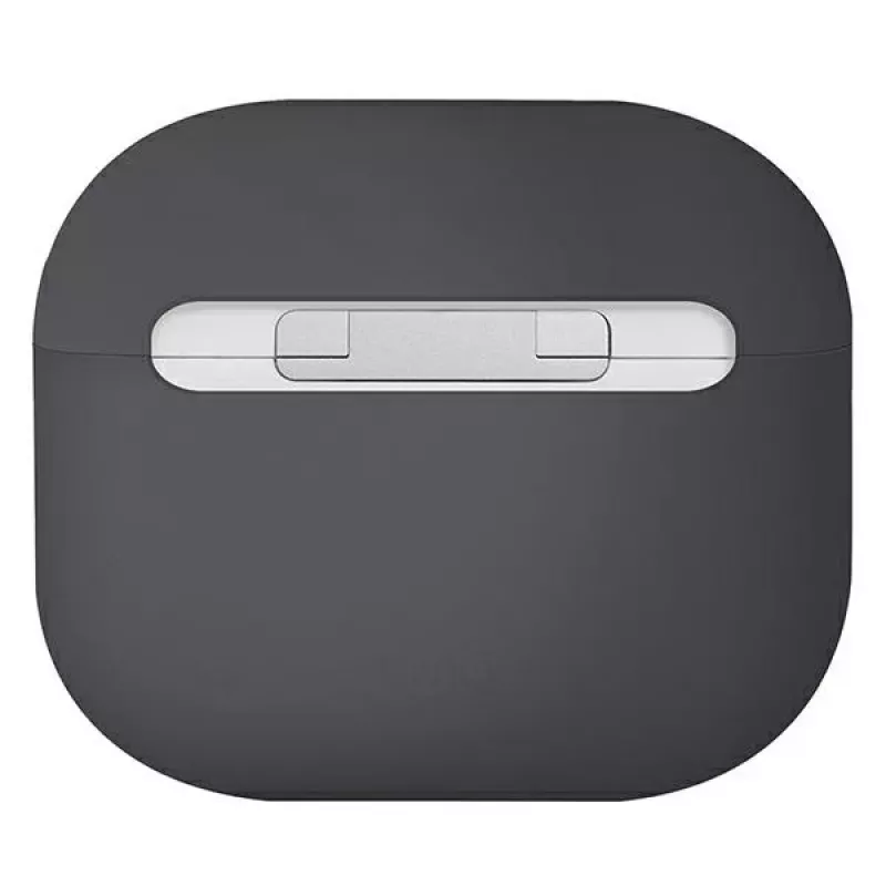 UNIQ Lino silikónové puzdro pre AirPods 3. generácie, popolavá