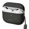 UNIQ Lino silikónové puzdro pre AirPods Pro 2. generácie (2022/2023) popolavá