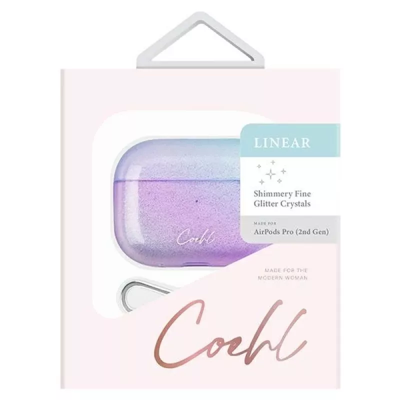 UNIQ Coehl Linear puzdro pre AirPods Pro 2 (2022/2023) - Stardust