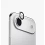 Hliníkový ochranný kryt objektívu fotoaparátu UNIQ Optix s aplikátorom pre Apple iPhone Air, Strieborný