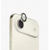 Hliníkový ochranný kryt objektívu fotoaparátu UNIQ Optix s aplikátorom pre Apple iPhone Air, Strieborný