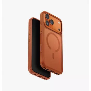 UNIQ Veren MagClick nabíjacie puzdro pre iPhone 17 Pro Max, oranžová