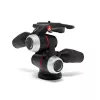 Manfrotto MHXPRO-3WX 3-cestná hlava s vyklápacími páčkami, hliník, nosnosť 8 kg, rýchloupínacia doska 200PL-14, čierna