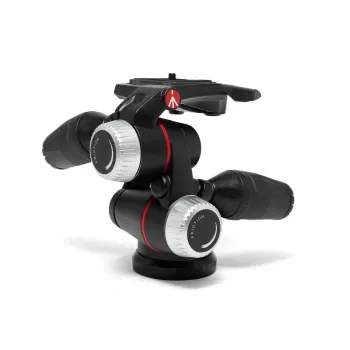 Manfrotto MHXPRO-3WX 3-cestná hlava s vyklápacími páčkami, hliník, nosnosť 8 kg, rýchloupínacia doska 200PL-14, čierna