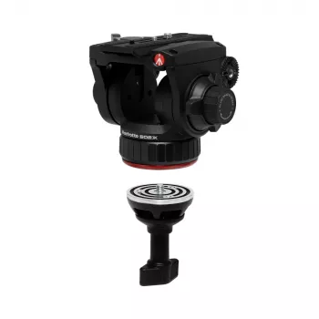 Manfrotto 520BALLSHX 75 mm polguľa s krátkou rukoväťou na niveláciu statívu