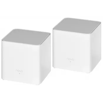 Tenda MX3 (balenie 2 ks) AX1500 Whole-Home-Mesh-WLAN-6 systém, dualband, 2 Gigabit porty na jednotku, biela
