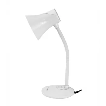 Esperanza POLARIS stolná lampa E27 12W LED biela ELD111W