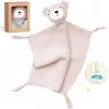 Momcozy bavlnená plyšová hračka medvedík pre bábätká, ružová