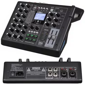 DNA PROFESSIONAL DNA MIX-EFF 4 analógový audio mixér so 4 kanálmi a USB