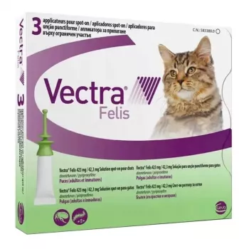 Ceva Vectra Felis spot-on liečba proti blchám pre mačky – 3 pipety