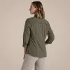 Craghoppers dámska košeľa NosiLife Adventure s dlhým rukávom III - Wild Olive - XL
