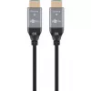 GOOBAY optický hybridný Ultra High-Speed HDMI kábel (AOC) 8K / 60Hz - 20m, 48 Gbit/s, čierna/sivá