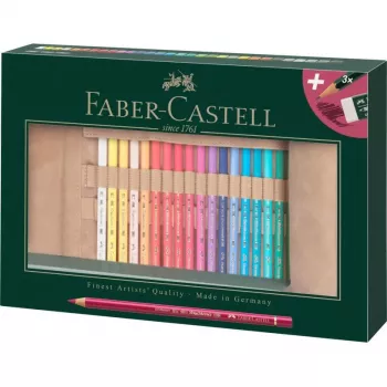 Faber-Castell Polychromos viacfarebná 34-dielna sada FC110030