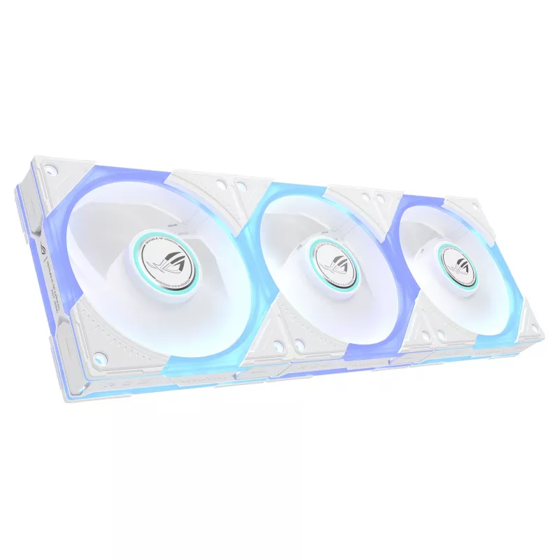 ASUS ROG Eurux GR120 Ventilátor ARGB Reverse, 120 mm, 3-balenie, biely (90DA00K3-B09020)