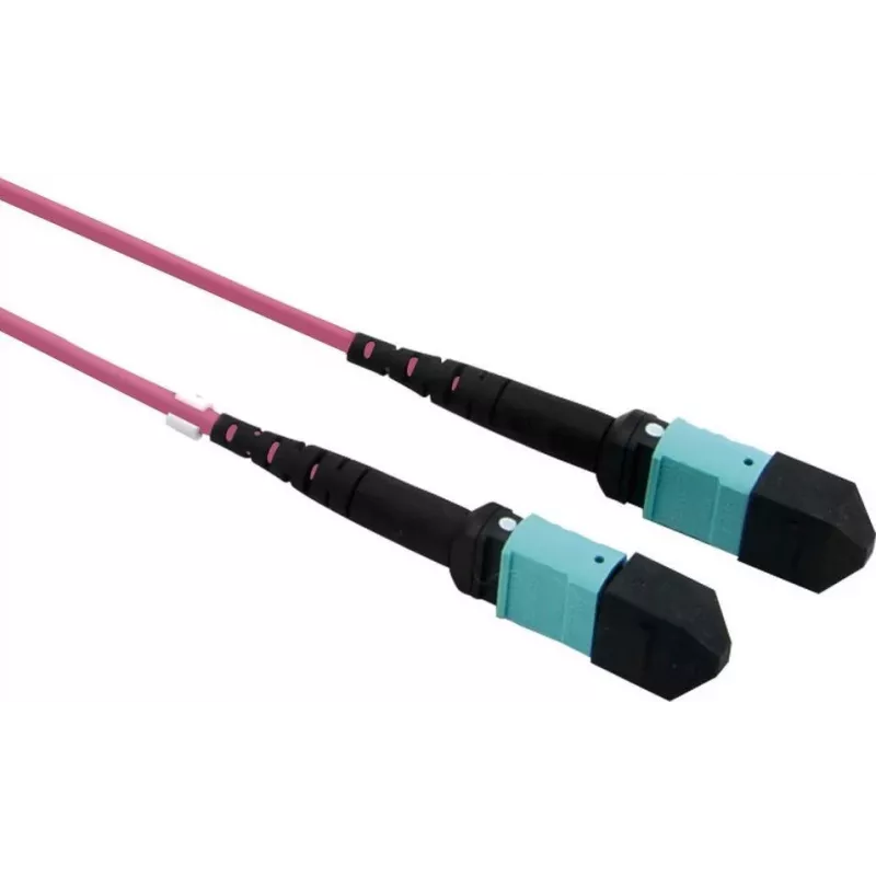 VALUE MPO trunk kábel 50/125µm OM4, MPO/MPO, typ A, fialový, 15 m