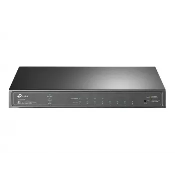 TP-Link Omada SG2008P 10-portový Gigabit Smart PoE+ switch, 8× PoE+ 61W, 2× SFP, Cloud SDN, bez ventilátora, V3.3