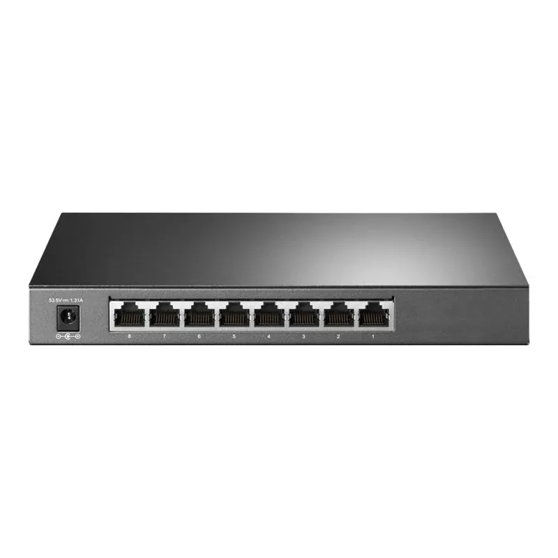TP-Link Omada SG2008P 10-portový Gigabit Smart PoE+ switch, 8× PoE+ 61W, 2× SFP, Cloud SDN, bez ventilátora, V3.3