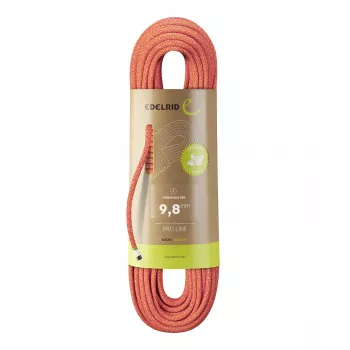 Edelrid Heron Eco Dry 9.8 mm 70 m dynamické wspinacie lano - Fire