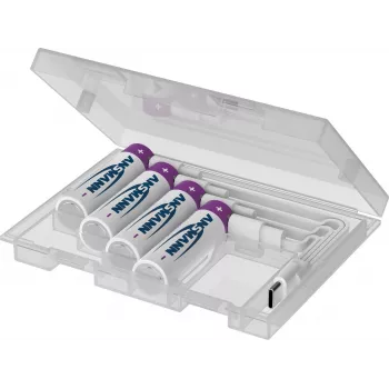 ANSMANN 1312-0044 Li-Ion AA batérie (Typ 2200), balenie 4 ks s úložným boxom